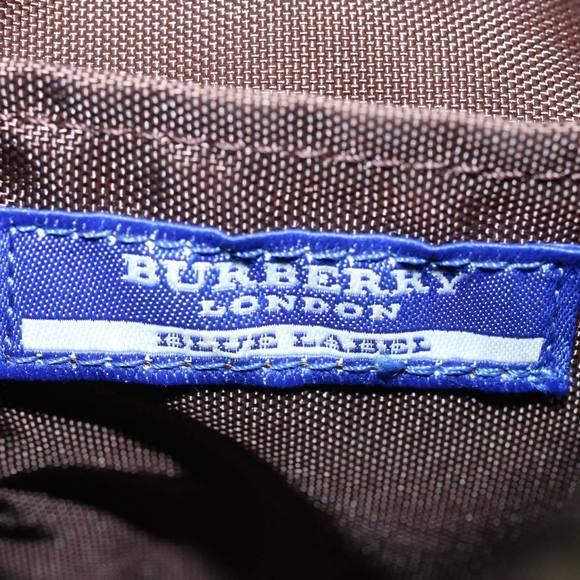 BURBERRY Blue Label Hand Bag Canvas Beige Auth bs10778 - Picture 11 of 16